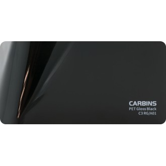 Carbins C3 RG/A01 PET Gloss Black 1MB - folia do zmiany...