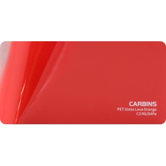 Carbins C3 RG/04Pe PET Gloss Lava Orange 1MB - folia do...