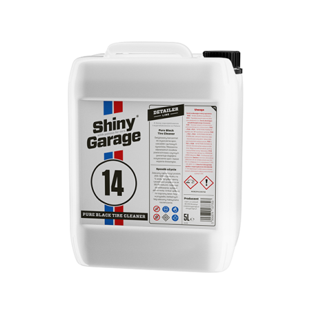 Shiny Garage Pure Black Tire Cleaner 5L - produkt do czyszczenia opon