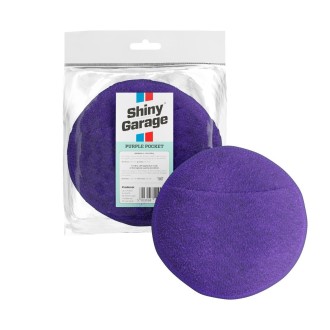 Shiny Garage Purple Pocket Microfiber Applicator -...