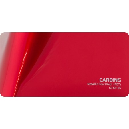 Carbins C3 SP-05 PET Metallic Pearl Red - folia do zmiany koloru samochodu