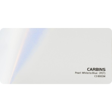 Carbins C3 8003M PET Matte Pearl White to Gold - folia do zmiany koloru samochodu