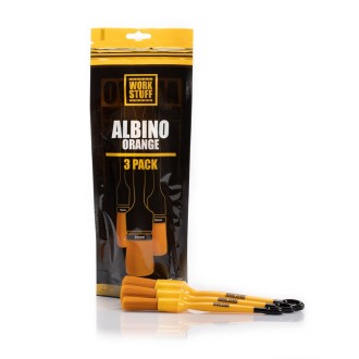 Work Stuff Detailing Brush Albino Orange 3 pack - zestaw...