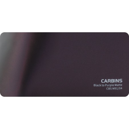Carbins CBS M91/04 Black to Purple Matte 1MB - folia do zmiany koloru samochodu