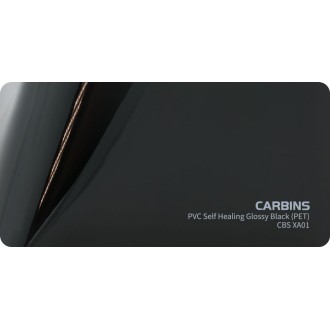 Carbins CBS XA01 PET PVC Self Healing Glossy Black 1MB -...
