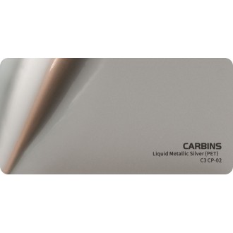 Carbins C3 CP-02 PET Liquid Metallic Silver 1MB - folia...