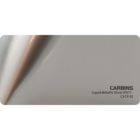 Carbins C3 CP-02 PET Liquid Metallic Silver 1MB - folia do zmiany koloru samochodu