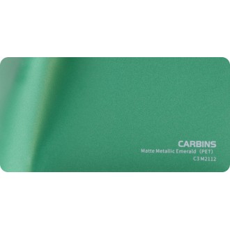 Carbins C3 M2112 PET Matte Metallic Emerald 1MB - folia...