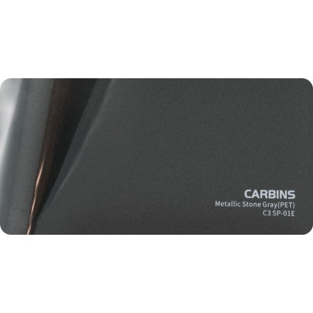 Carbins C3 SP-01E PET Metallic Stone Gray 1MB - folia do zmiany koloru samochodu